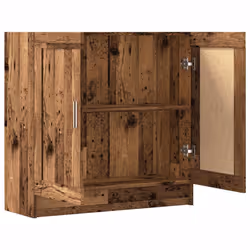 vidaXL Book Cabinet Bookcase Storage Rack Bookshelf Old Wood Engineered Wood - Additional view 5