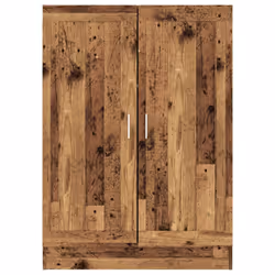 vidaXL Book Cabinet Storage Rack Bookshelf Bookcase Sideboard Engineered Wood - old wood - Additional view 4