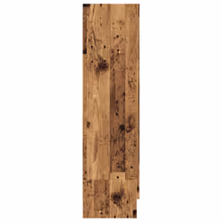 vidaXL Book Cabinet Storage Rack Bookshelf Bookcase Sideboard Engineered Wood - old wood - Additional view 6