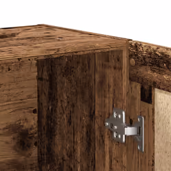 vidaXL Book Cabinet Storage Rack Bookshelf Bookcase Sideboard Engineered Wood - old wood - Additional view 8