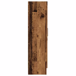 vidaXL Vitrine Cabinet Book Stand Rack Cupboard Highboard Engineered Wood - old wood - Additional view 5