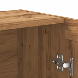 vidaXL Vitrine Cabinet Book Stand Rack Cupboard Highboard Engineered Wood - artisan oak - Additional view 8