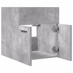 vidaXL Bathroom Sink Cabinet Concrete Grey 41x38.5x46 cm Engineered Wood - Additional view 6