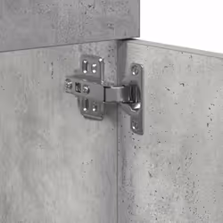 vidaXL Bathroom Sink Cabinet Concrete Grey 41x38.5x46 cm Engineered Wood - Additional view 7