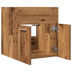 vidaXL Sink Cabinet Bathroom Vanity Unit Wall Storage Cupboard Engineered Wood - old wood, 41 x 38.5 x 46 cm - Additional view 6