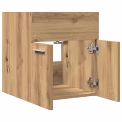 vidaXL Sink Cabinet Bathroom Vanity Unit Wall Storage Cupboard Engineered Wood - artisan oak, 41 x 38.5 x 46 cm - Additional view 6