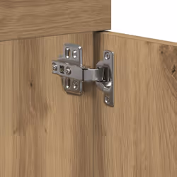 vidaXL Sink Cabinet Bathroom Vanity Unit Wall Storage Cupboard Engineered Wood - artisan oak, 41 x 38.5 x 46 cm - Additional view 7