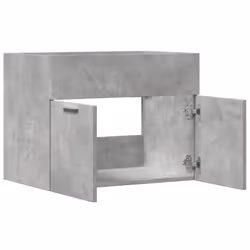 vidaXL Sink Cabinet Vanity Unit Storage Cupboard Concrete Grey Engineered Wood