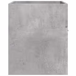 vidaXL Sink Cabinet Bathroom Vanity Unit Wall Storage Cupboard Engineered Wood - concrete grey, 80 x 38.5 x 46 cm - Additional view 2