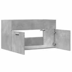 vidaXL Bathroom Sink Cabinet Storage Cupboard Concrete Grey Engineered Wood - Additional view 6