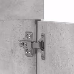 vidaXL Bathroom Sink Cabinet Storage Cupboard Concrete Grey Engineered Wood - Additional view 7