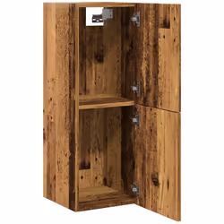vidaXL Bathroom Cabinet Washroom Furniture Laundry Cabinet Engineered Wood - old wood - Additional view 4