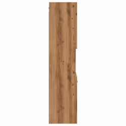 vidaXL Bathroom Cabinet Washroom Storage Shelf Laundry Cabinet Engineered Wood - artisian oak - Additional view 5