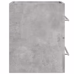 vidaXL Sink Cabinet Vanity Unit Storage Cupboard Concrete Grey Engineered Wood - Additional view 4