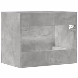 vidaXL Sink Cabinet Vanity Unit Storage Cupboard Concrete Grey Engineered Wood - Additional view 6