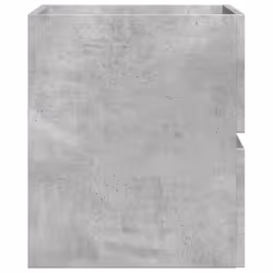 vidaXL Bathroom Cabinet Cupboard Vanity Unit Concrete Grey Engineered Wood - Additional view 4