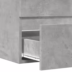vidaXL Bathroom Cabinet Cupboard Vanity Unit Concrete Grey Engineered Wood - Additional view 7