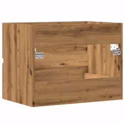 vidaXL Sink Cabinet Bathroom Vanity Unit Wall Storage Cupboard Engineered Wood - artisan oak, 60 x 38.5 x 45 cm - Additional view 5