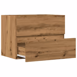 vidaXL Sink Cabinet Bathroom Vanity Unit Wall Storage Cupboard Engineered Wood - artisan oak, 60 x 38.5 x 45 cm - Additional view 6