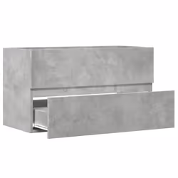 vidaXL Bathroom Hanging Cabinet Wall Cabinet Concrete Grey Engineered Wood - Additional view 6