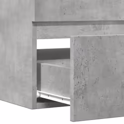 vidaXL Bathroom Hanging Cabinet Wall Cabinet Concrete Grey Engineered Wood - Additional view 7
