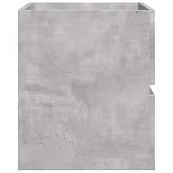 vidaXL Sink Cabinet Vanity Unit Storage Cupboard Concrete Grey Engineered Wood - Additional view 4