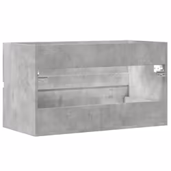 vidaXL Sink Cabinet Vanity Unit Storage Cupboard Concrete Grey Engineered Wood - Additional view 5
