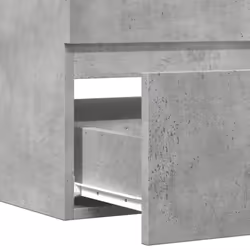 vidaXL Sink Cabinet Vanity Unit Storage Cupboard Concrete Grey Engineered Wood - Additional view 7