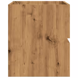 vidaXL Sink Cabinet Bathroom Vanity Unit Wall Storage Cupboard Engineered Wood - artisian oak, 90 x 38.5 x 45 cm - Additional view 4