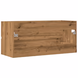 vidaXL Sink Cabinet Bathroom Vanity Unit Wall Storage Cupboard Engineered Wood - artisan oak, 100 x 38.5 x 45 cm - Additional view 5