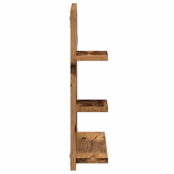 vidaXL Bathroom Mirror Cosmetic Mirror Washroom Makeup Mirror Engineered Wood - old wood - Additional view 4