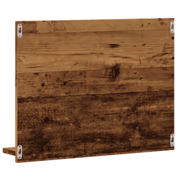 vidaXL Bathroom Mirror Cosmetic Mirror Washroom Makeup Mirror Engineered Wood - old wood - Additional view 5