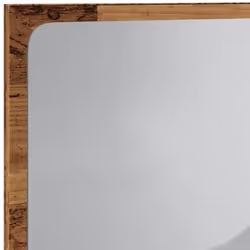 vidaXL LED Bathroom Mirror Toilet Mirror Washroom Wall Mirror Engineered Wood - old wood - Additional view 8