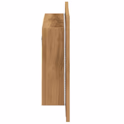 vidaXL LED Bathroom Mirror Cabinet Washroom Mirror Storage Cupboard Organiser - artisan oak - Additional view 7