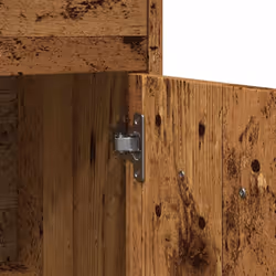 vidaXL Bathroom Cabinet Sink Cupboard Storage Vanity Unit Engineered Wood - old wood - Additional view 7