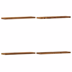 vidaXL Wall Shelves Storage Floating Shelf 4 pcs Old Wood Engineered Wood