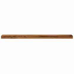 vidaXL Wall Shelves Storage Floating Shelf 4 pcs Old Wood Engineered Wood - Additional view 4