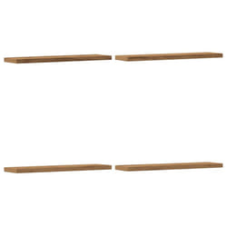 vidaXL Wall Shelves Storage Floating Shelf 4 pcs Artisan Oak Engineered Wood