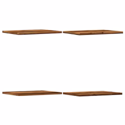 vidaXL Bookshelf Boards Floating Shelves Set 4 pcs Old Wood Engineered Wood