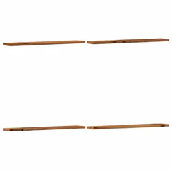 vidaXL Bookshelf Boards Floating Shelves Set 4 pcs Old Wood Engineered Wood
