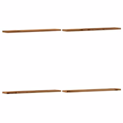 vidaXL Wall Shelves Storage Floating Shelf 4 pcs Old Wood Engineered Wood