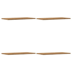 vidaXL Wall Shelves Storage Floating Shelf 4 pcs Artisan Oak Engineered Wood