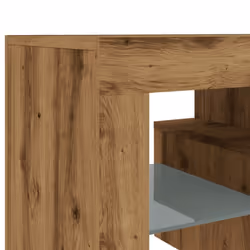 vidaXL TV Cabinet with LED Lights Sideboard TV Stand TV Unit Hifi Cabinet - artisan oak - Additional view 10