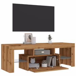 vidaXL TV Cabinet with LED Lights Sideboard TV Stand TV Unit Hifi Cabinet - artisan oak - Additional view 4