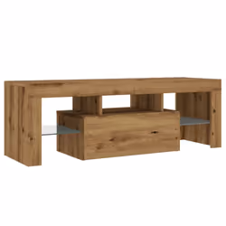 vidaXL TV Cabinet with LED Lights Sideboard TV Stand TV Unit Hifi Cabinet - artisan oak - Additional view 5