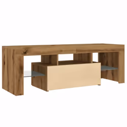 vidaXL TV Cabinet with LED Lights Sideboard TV Stand TV Unit Hifi Cabinet - artisan oak - Additional view 8