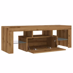 vidaXL TV Cabinet with LED Lights Sideboard TV Stand TV Unit Hifi Cabinet - artisan oak - Additional view 9