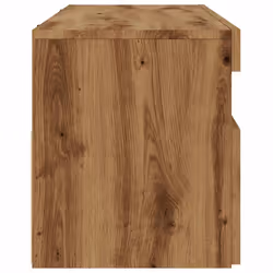 vidaXL TV Cabinet with LED Lights TV Stand TV Unit Artisan Oak Engineered Wood - Additional view 7