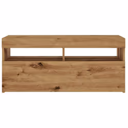 vidaXL TV Cabinet with LED Lights Sideboard TV Stand TV Unit Hifi Cabinet - artisan oak, 90 x 35 x 40 cm/ 1 pcs - Additional view 6