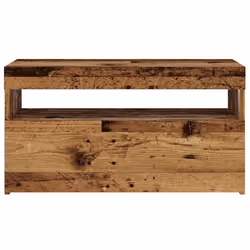 vidaXL TV Cabinet with LED Lights Sideboard TV Stand TV Unit Hifi Cabinet - old wood, 75 x 35 x 40 cm/ 1 pcs - Additional view 6